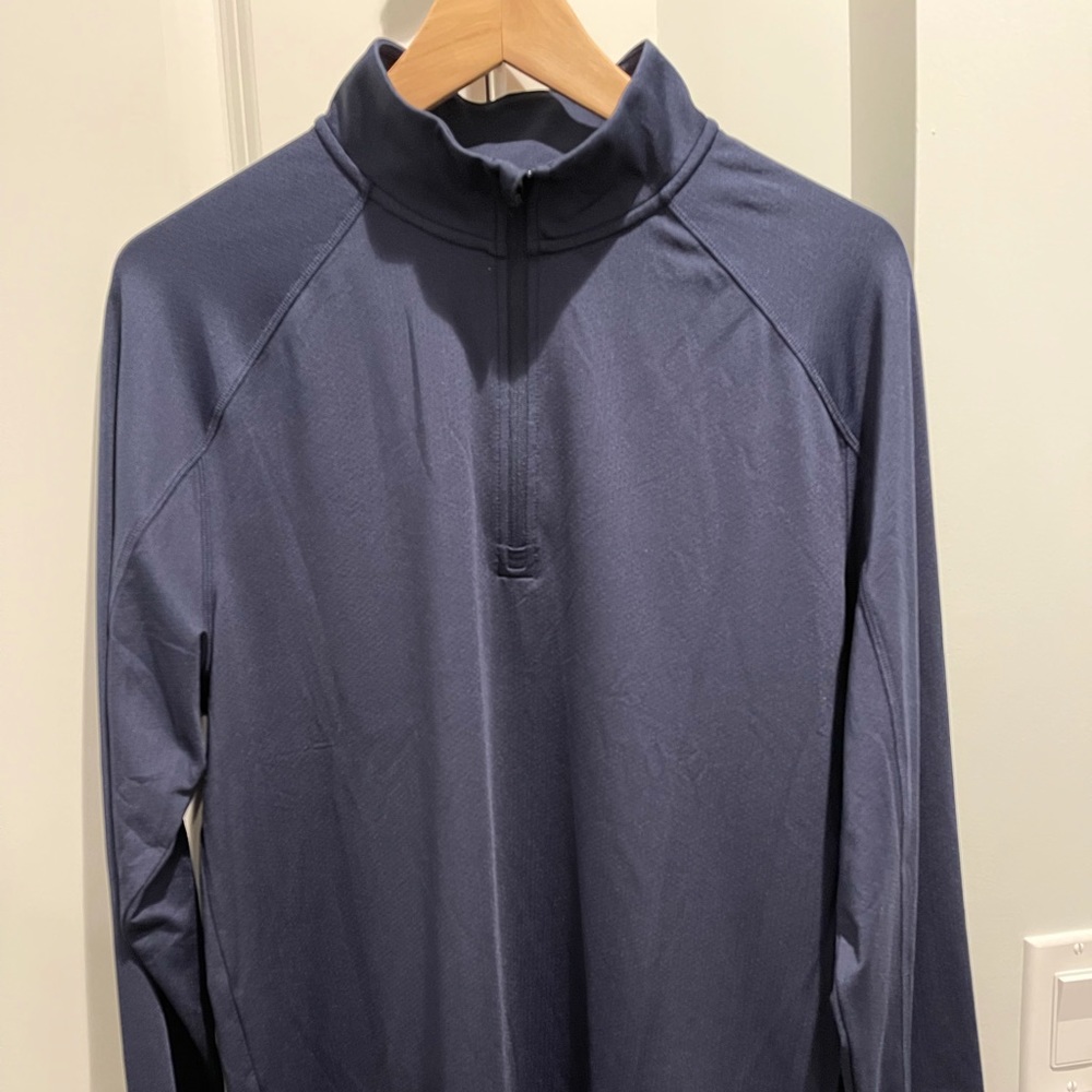 Rhone Courtside 1/4 Zip - M - Navy